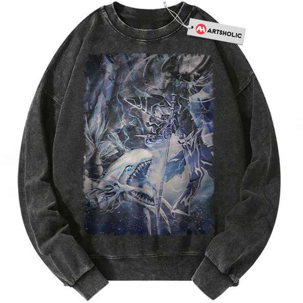 Blue Eyes White Dragon Sweatshirt, Dark Magician Sweatshirt, Yu-Gi-Oh! Sweatshirt, Anime Sweatshirt, Vintage Sweater