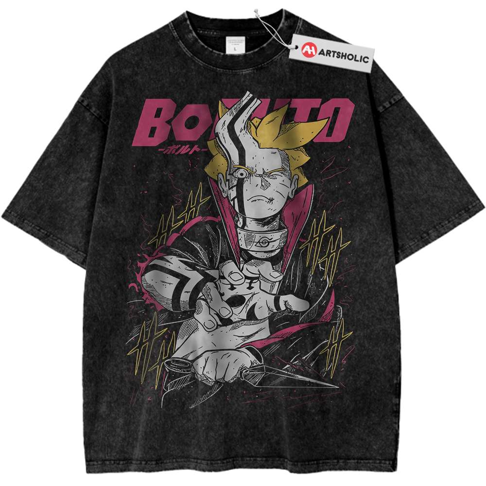 Boruto Shirt, Naruto Shirt, Anime Shirt, Vintage Tee