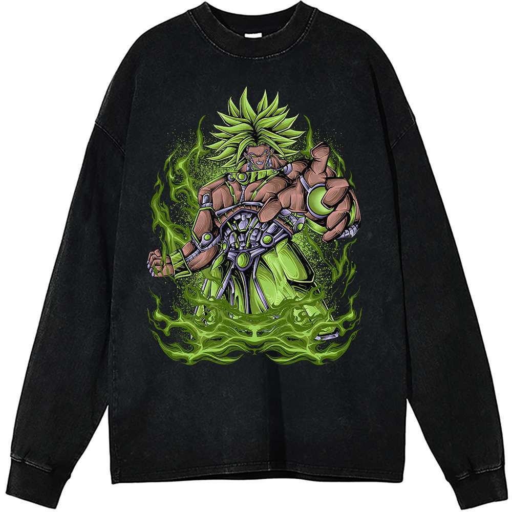 Broly Long Sleeve, Dragon Ball Z Long Sleeve, Anime Long Sleeve, Vintage Long Sleeve Tee