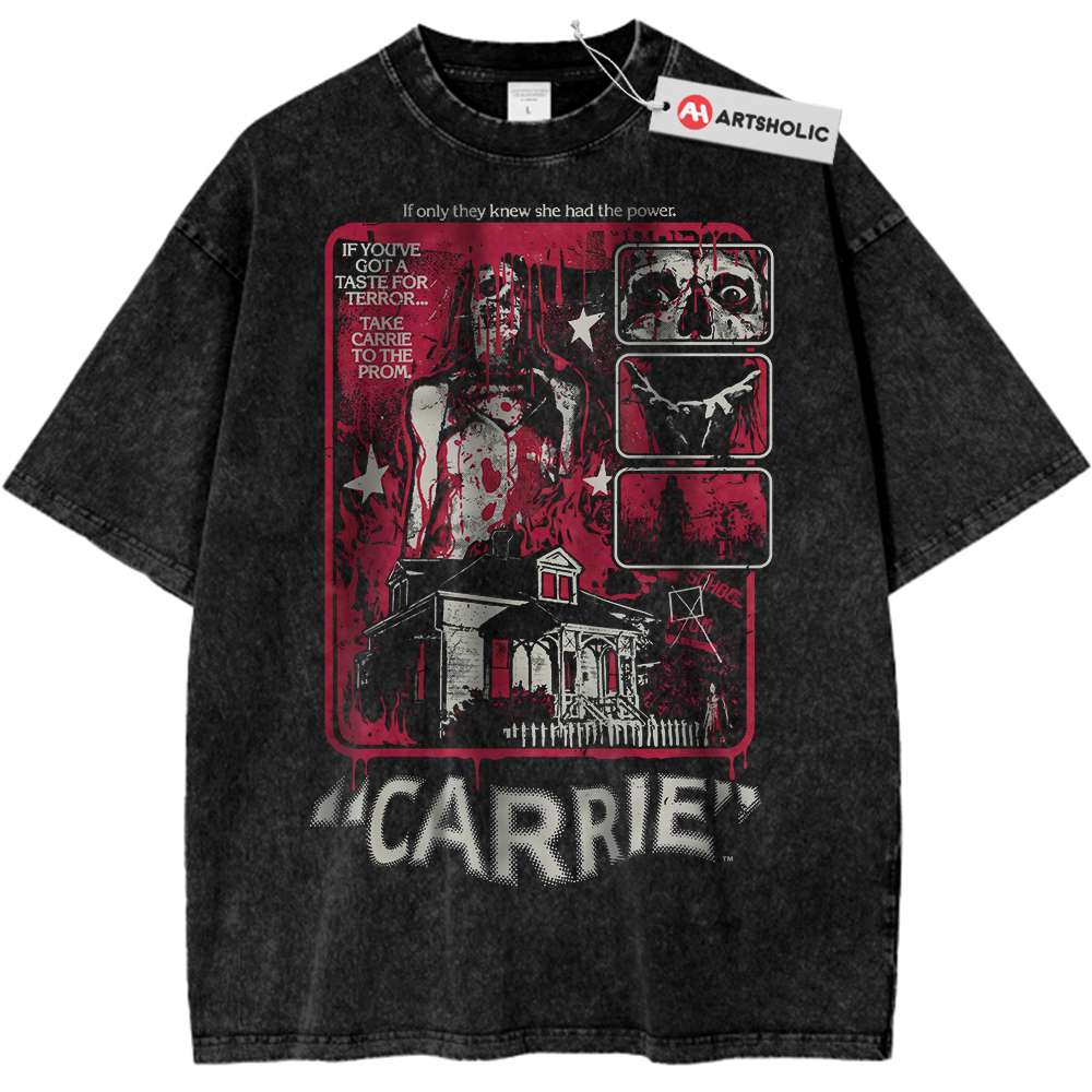 Carrie Shirt, Halloween Shirt, Horror Movie Shirt, Vintage T-Shirt