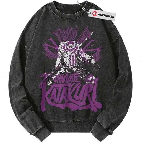 Charlotte Katakuri Sweatshirt, One Piece Sweatshirt, Anime Sweatshirt, Vintage Sweater