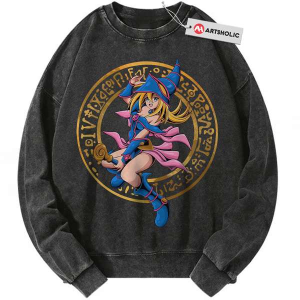 Dark Magician Girl Sweatshirt, Yu-Gi-Oh! Sweatshirt, Anime Sweatshirt, Vintage Sweater