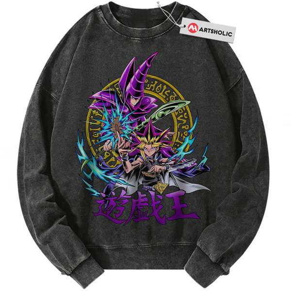 Dark Magician Sweatshirt, Yugi Muto Sweatshirt, Yu-Gi-Oh! Sweatshirt, Anime Sweatshirt, Vintage Sweater