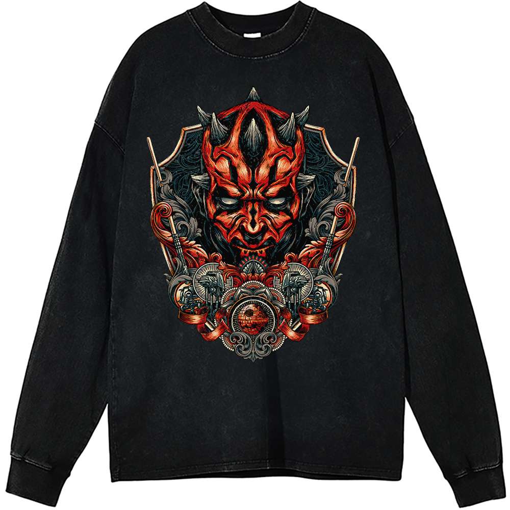 Darth Maul Long Sleeve, Star Wars Long Sleeve, Movie Long Sleeve, Vintage Long Sleeve Tee