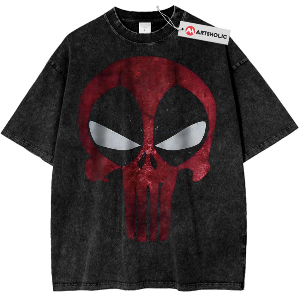 Deadpool x Punisher Shirt, Marvel Comics Shirt, Vintage T-Shirt