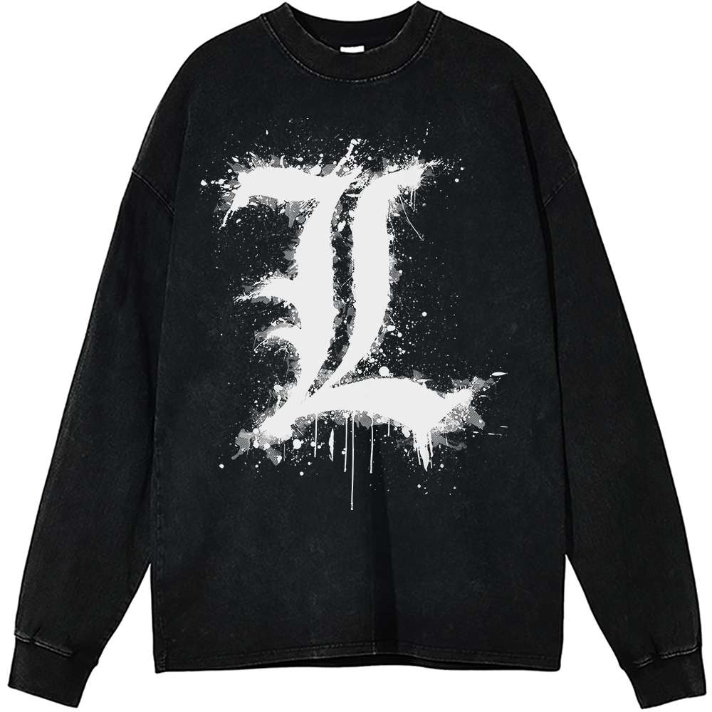 Death Note Long Sleeve, Anime Long Sleeve, Vintage Long Sleeve Tee