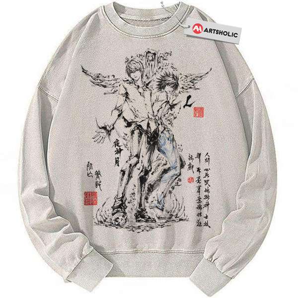 Death Note Sweatshirt, Anime Sweatshirt, Vintage Sweater