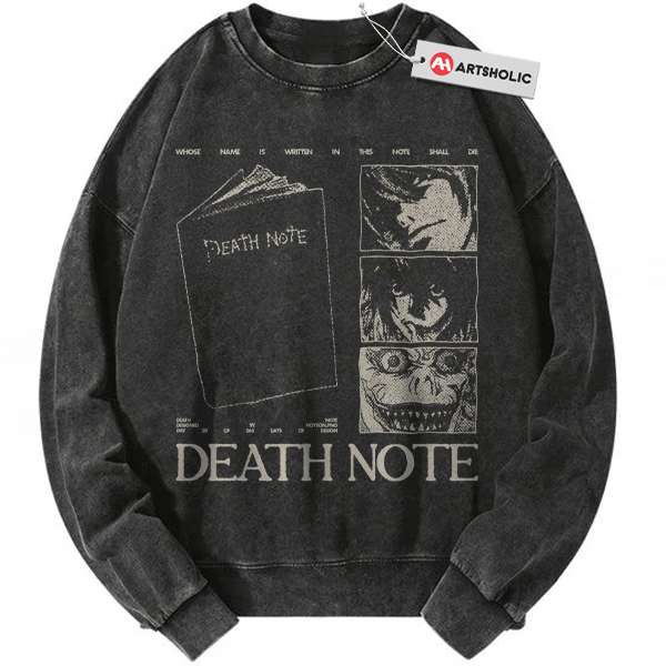 Death Note Sweatshirt, Anime Sweatshirt, Vintage Sweater