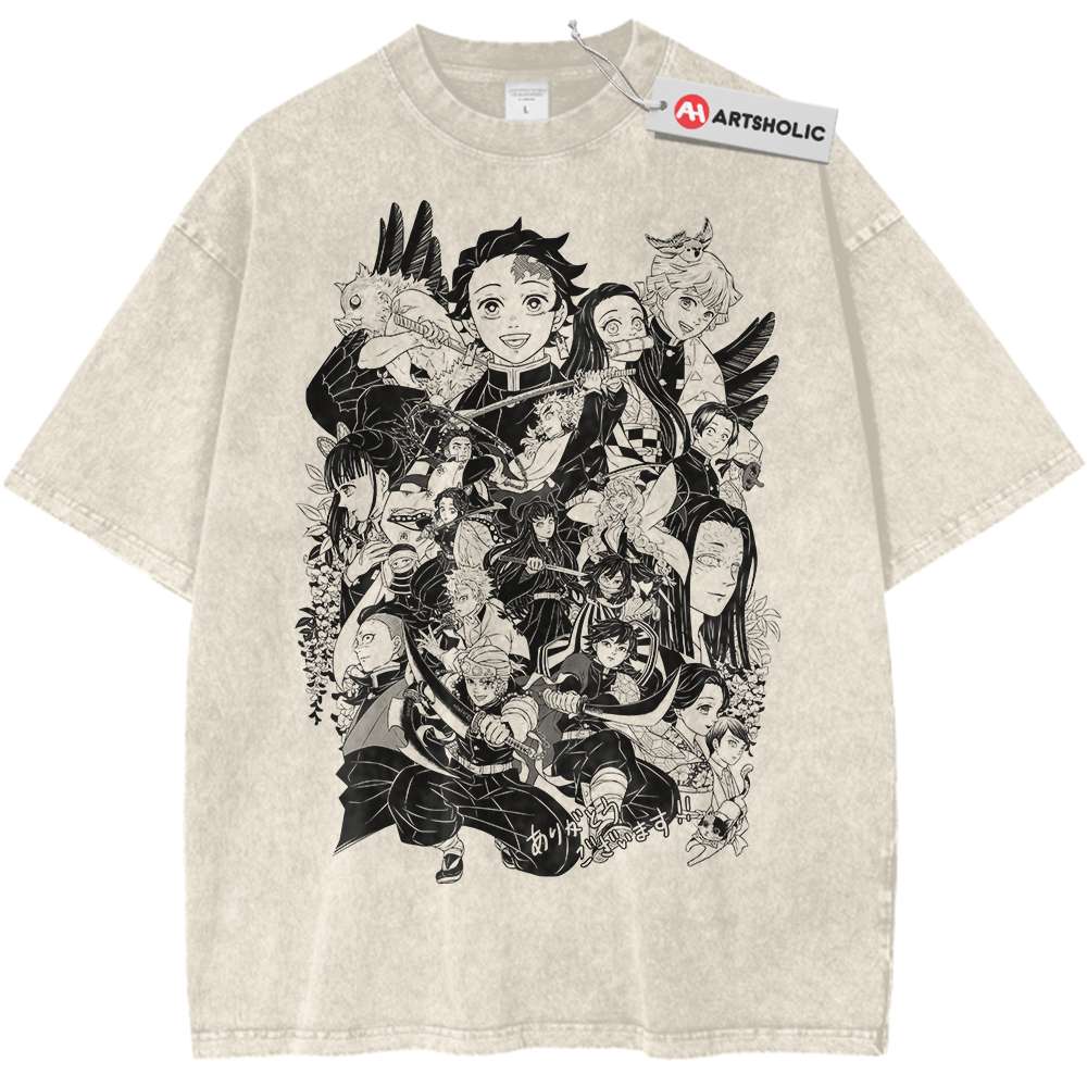 Demon Slayer Shirt, Anime Shirt, Vintage Tee