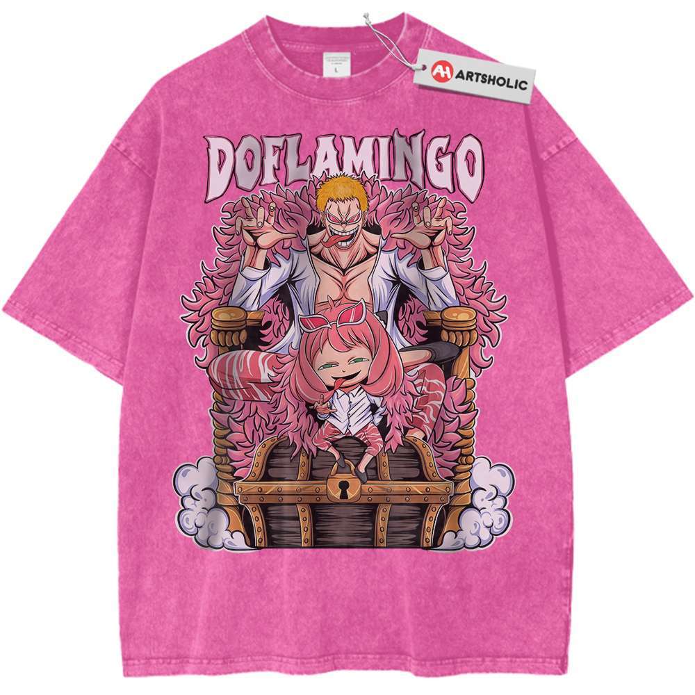 Doflamingo Shirt, One Piece Shirt, Anya Forger Shirt, Spy x Family Shirt, Anime Shirt, Vintage Tee