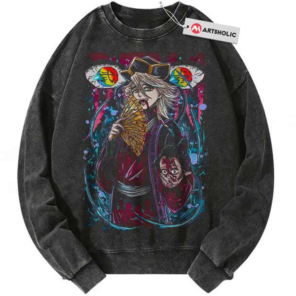 Doma Sweatshirt, Demon Slayer Sweatshirt, Anime Sweatshirt, Vintage Sweater