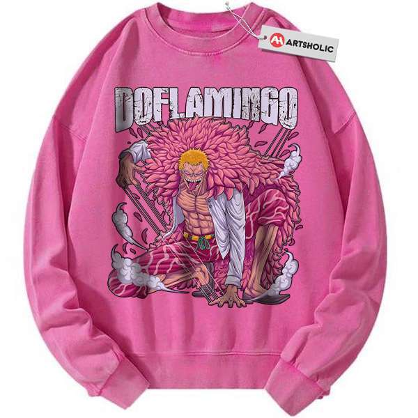 Donquixote Doflamingo Sweatshirt, One Piece Sweatshirt, Anime Sweatshirt, Vintage Sweater