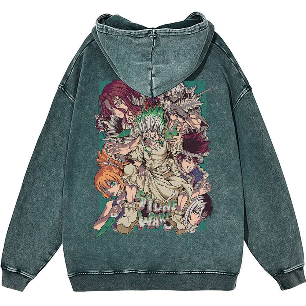 Dr Stone Hoodie, Anime Hoodie, Vintage Hoodie