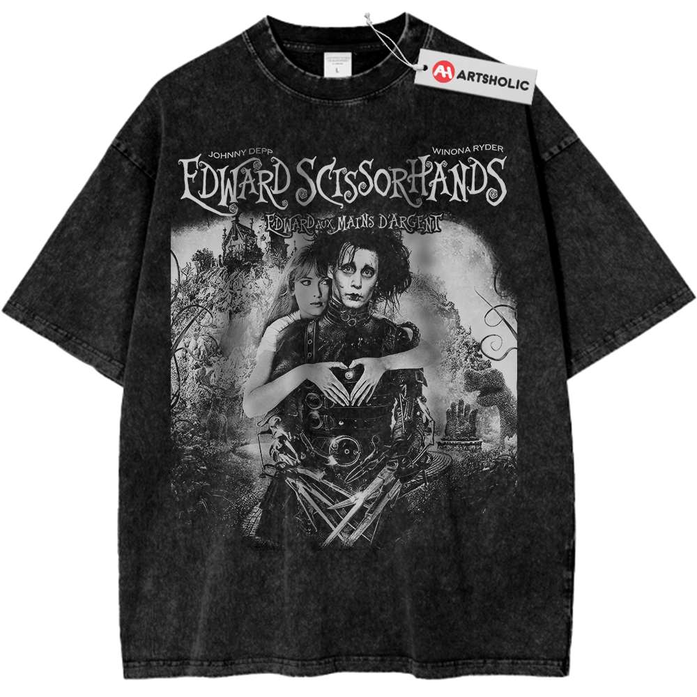 Edward Scissorhands Shirt, Movie Shirt, Vintage T-Shirt