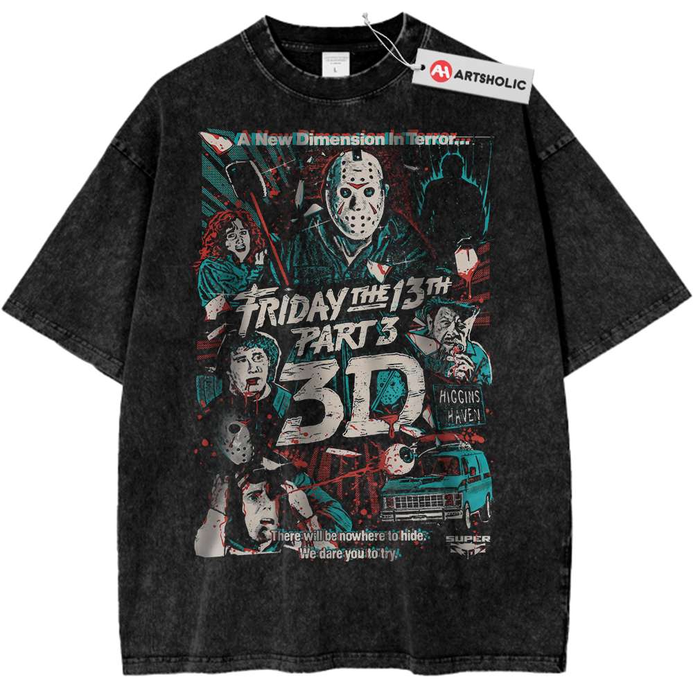 Friday the 13th Shirt, Halloween Shirt, Horror Shirt, Vintage T-Shirt