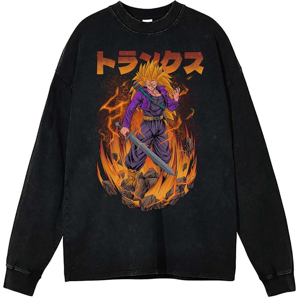 Future Trunks Long Sleeve, Dragon Ball Z Long Sleeve, Anime Long Sleeve, Vintage Long Sleeve Tee