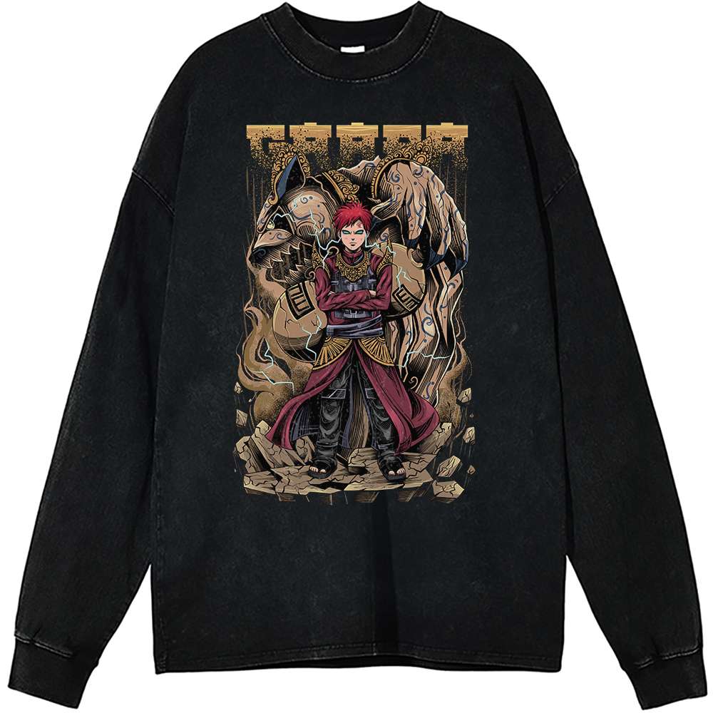 Gaara Long Sleeve, Naruto Long Sleeve, Anime Long Sleeve, Vintage Long Sleeve Tee