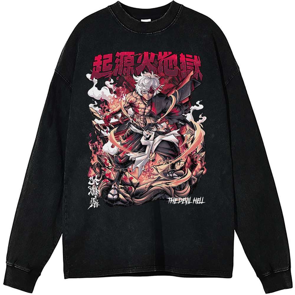 Gabimaru Long Sleeve, Hell's Paradise Long Sleeve, Anime Long Sleeve, Vintage Long Sleeve Tee