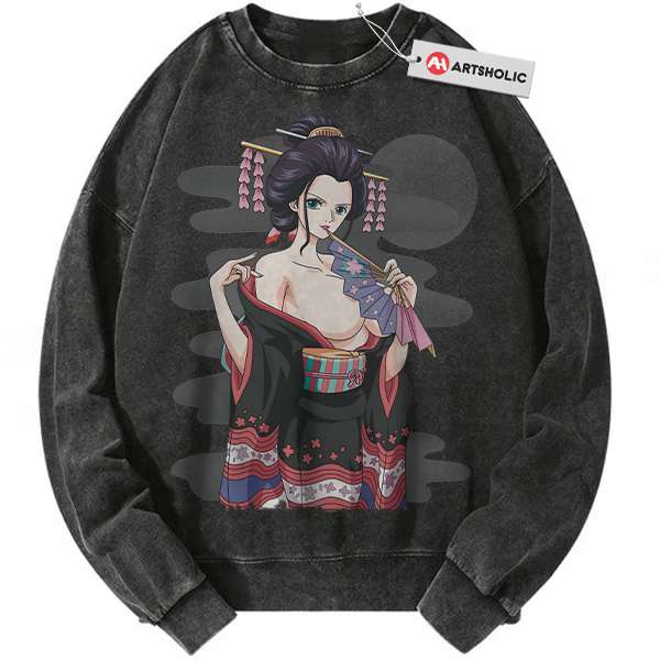 Geisha Nico Robin Sweatshirt, One Piece Sweatshirt, Anime Sweatshirt, Vintage Sweater