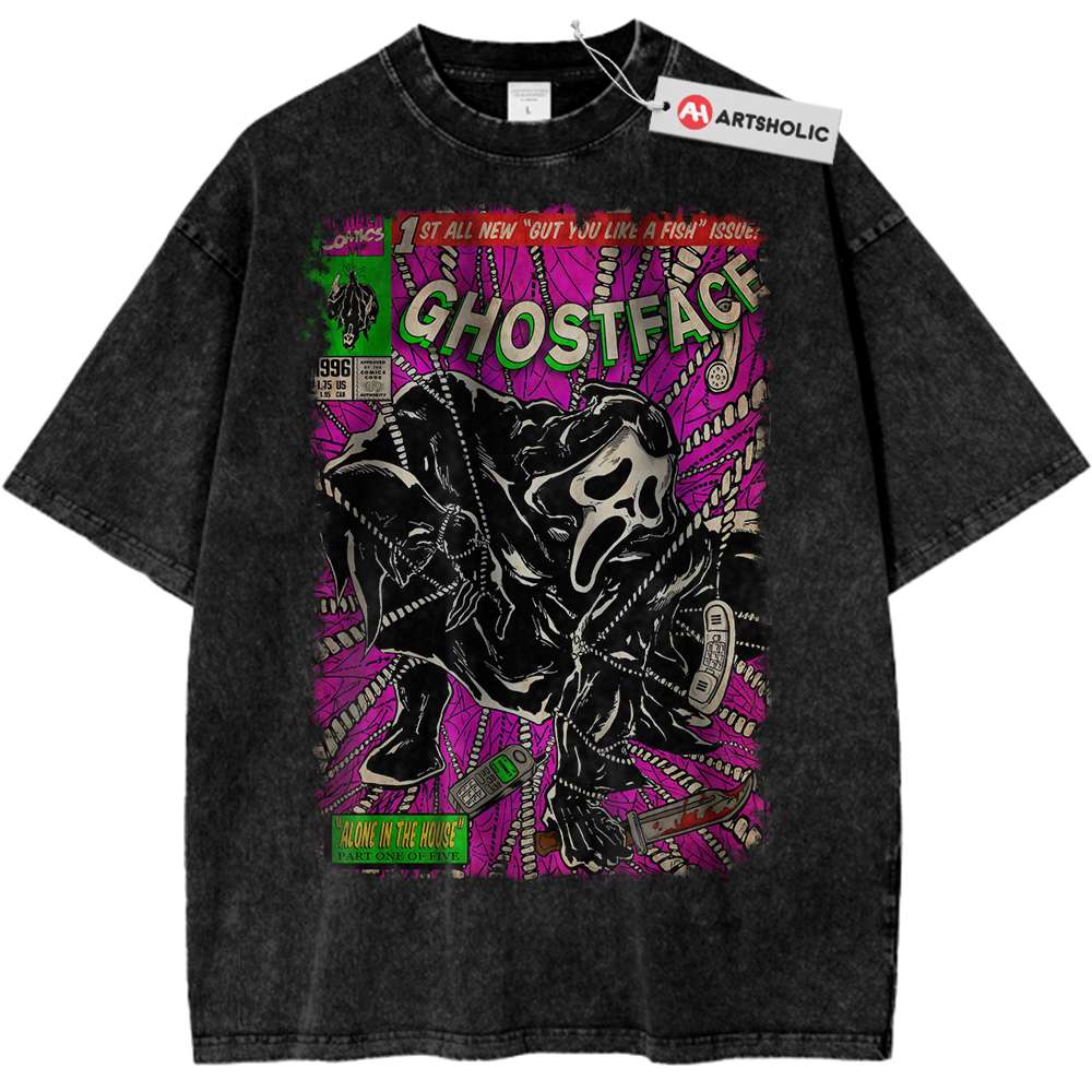 Ghostface Shirt, Scream Shirt, Halloween Shirt, Horror Shirt, Vintage T-Shirt