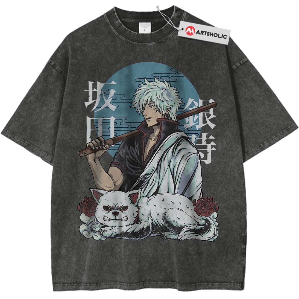 Gintoki Sakata Shirt, Gintama Shirt, Anime Shirt, Vintage T-Shirt