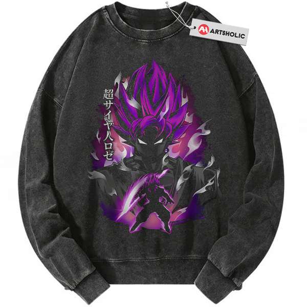 Goku Black Sweatshirt, Dragon Ball Z Sweatshirt, DBZ Sweatshirt, Anime Sweatshirt, Vintage Sweater