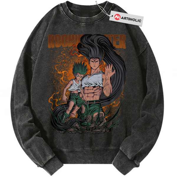 Gon Freecss Sweatshirt, Hunter x Hunter Sweatshirt, HxH Sweatshirt, Anime Sweatshirt, Vintage Sweater