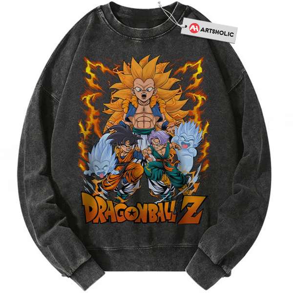 Gotenks Sweatshirt, Dragon Ball Z Sweatshirt, DBZ Sweatshirt, Anime Sweatshirt, Vintage Sweater