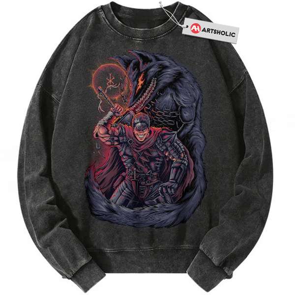 Guts Sweatshirt, Berserk Sweatshirt, Anime Sweatshirt, Vintage Sweater