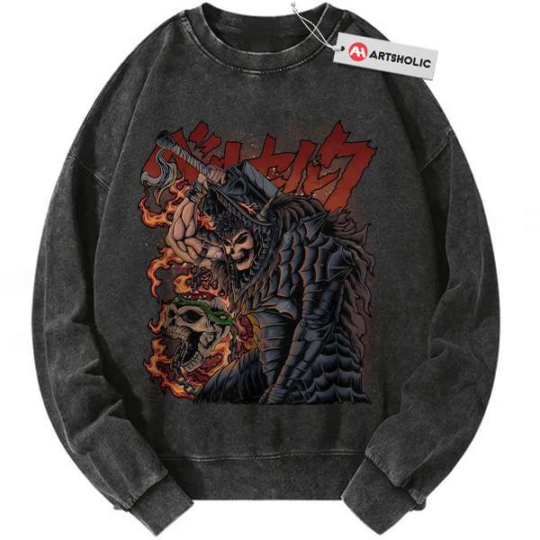 Guts Sweatshirt, Berserk Sweatshirt, Anime Sweatshirt, Vintage Sweater