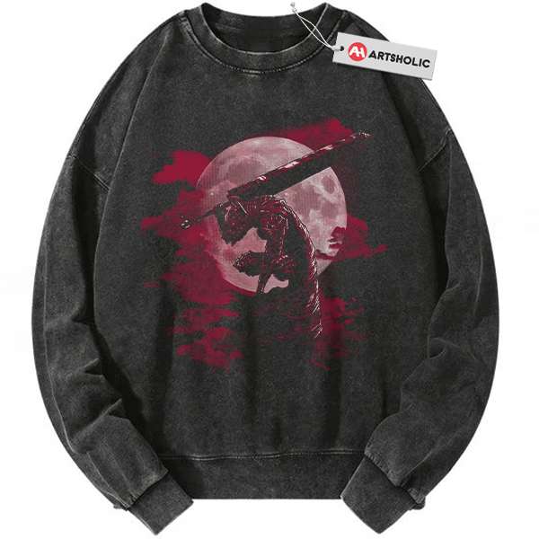 Guts Sweatshirt, Berserk Sweatshirt, Anime Sweatshirt, Vintage Sweatshirt