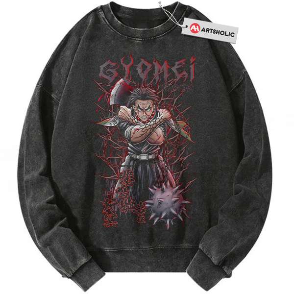 Gyomei Himejima Sweatshirt, Demon Slayer Sweatshirt, Anime Sweatshirt, Vintage Sweater