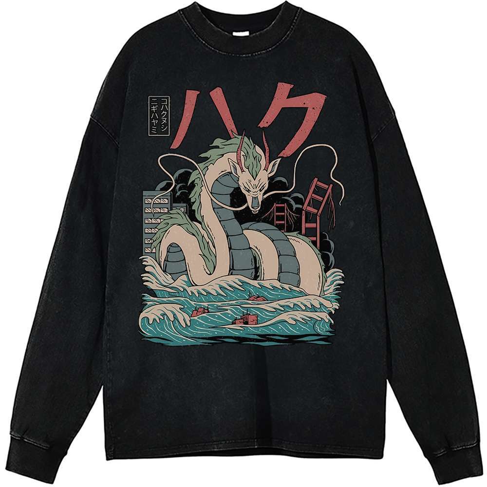 Haku Long Sleeve, Spirited Away Long Sleeve, Studio Ghibli Long Sleeve, Anime Long Sleeve, Vintage Long Sleeve Tee