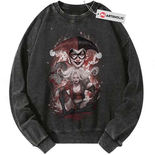 Harley Quinn Sweatshirt, DC Comics Sweatshirt, Vintage Sweater