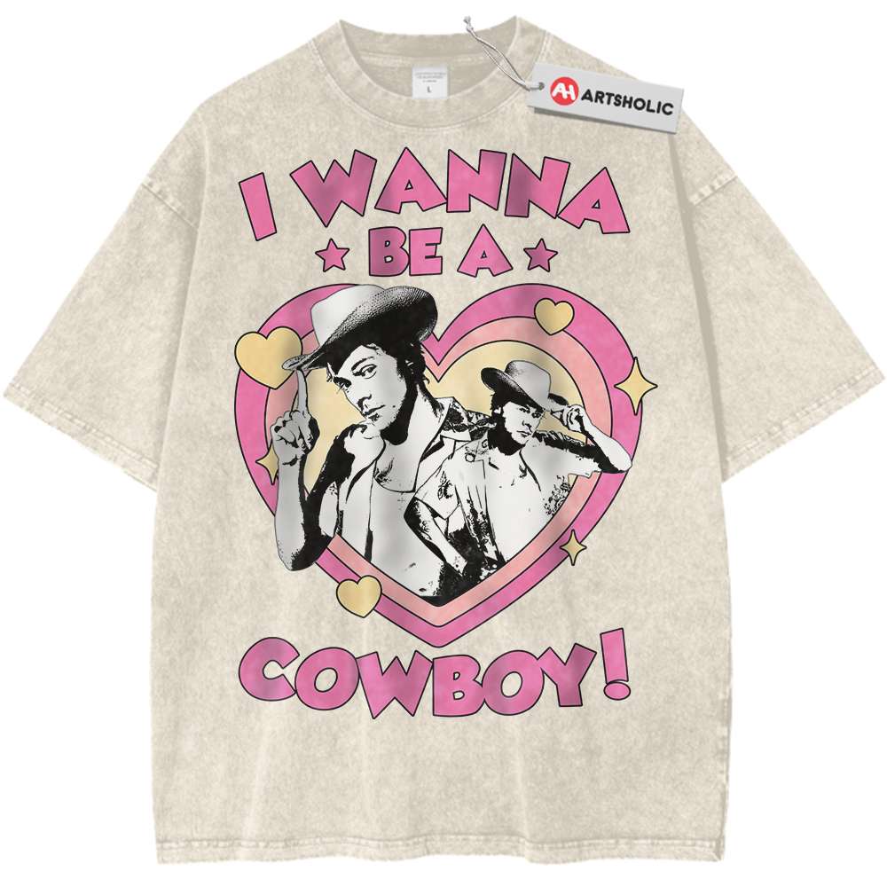 Harry Styles Shirt, I Wanna Be A Cowboy Shirt, Singer Vintage Tee