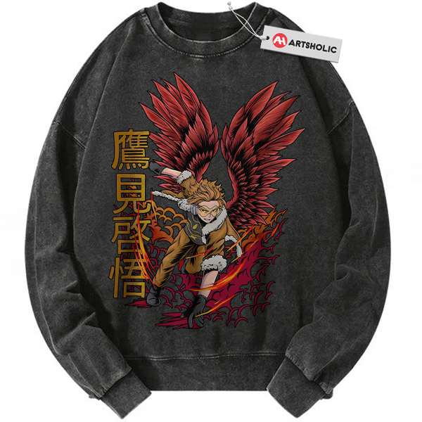 Hawks Sweatshirt, My Hero Academia Sweatshirt, MHA Sweatshirt, Anime Sweatshirt, Vintage Sweater