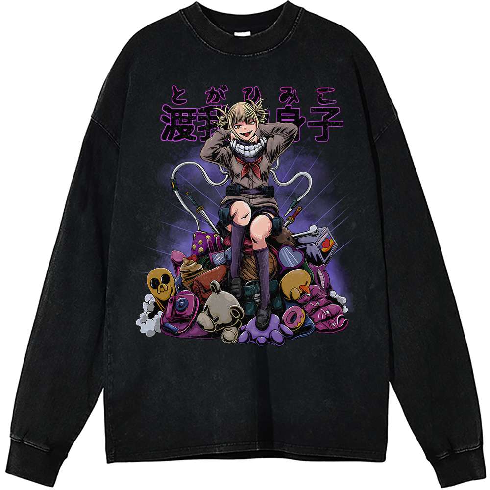 Himiko Toga Long Sleeve, My Hero Academia Long Sleeve, Anime Long Sleeve, Vintage Long Sleeve Tee