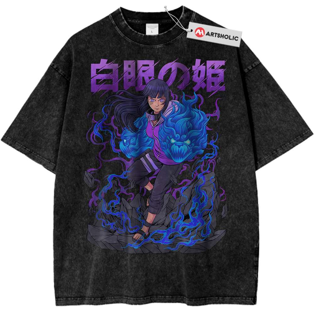 Hinata Hyuga Shirt, Naruto Shirt, Anime Shirt, Vintage T-Shirt