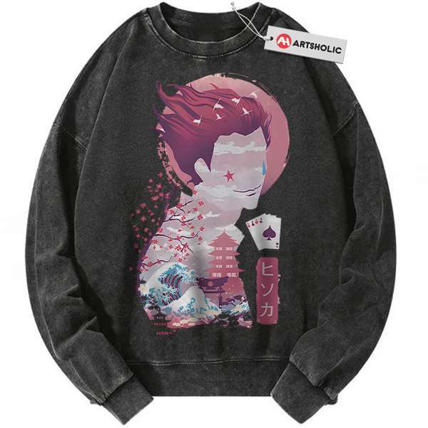 Hisoka Sweatshirt, Hunter x Hunter Sweatshirt, HxH Sweatshirt, Anime Sweatshirt, Vintage Sweater