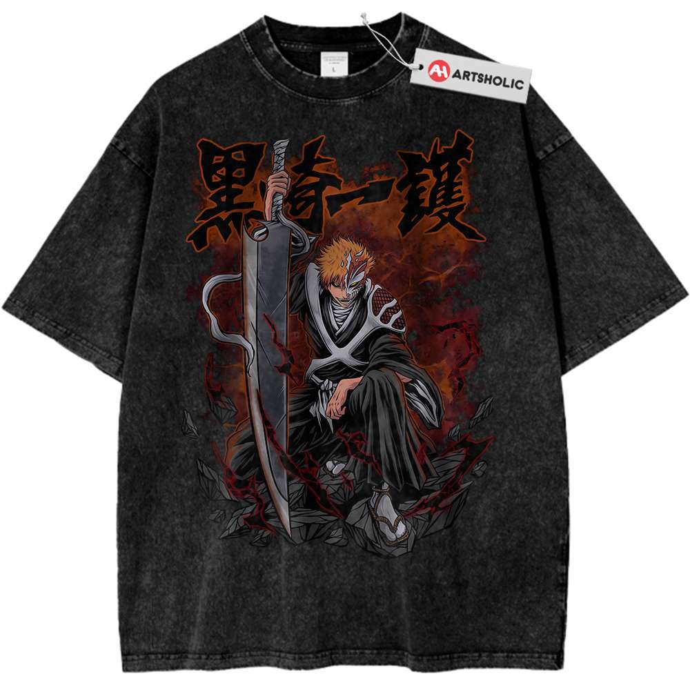 Ichigo Kurosaki Shirt, Bleach Shirt, Anime Shirt, Vintage T-Shirt