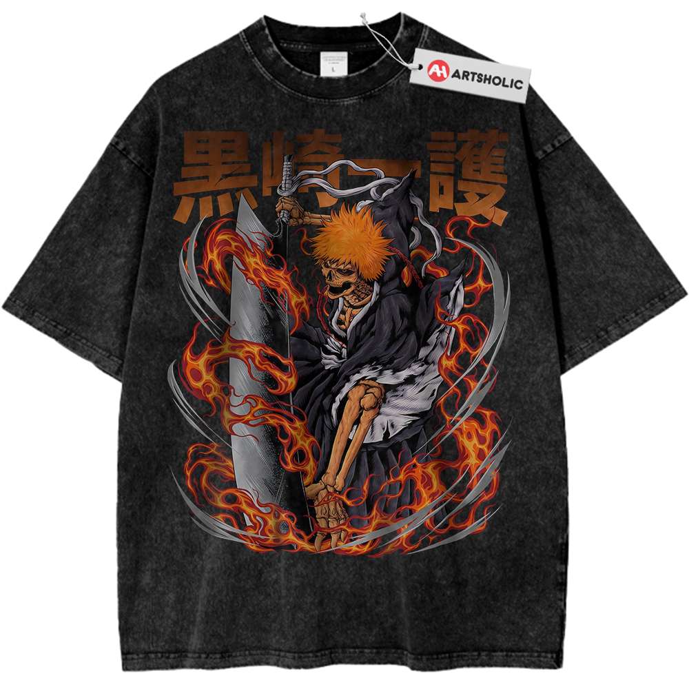 Ichigo Kurosaki Shirt, Bleach Shirt, Anime Shirt, Vintage T-Shirt