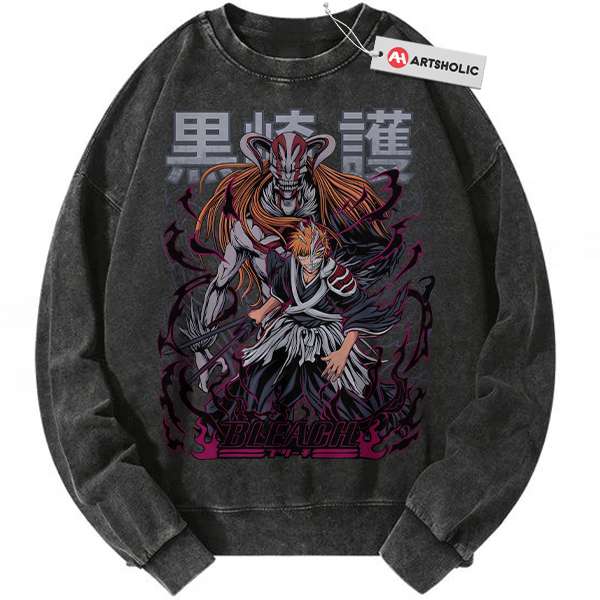 Ichigo Kurosaki Sweatshirt, Bleach Sweatshirt, Anime Sweatshirt, Vintage Sweater