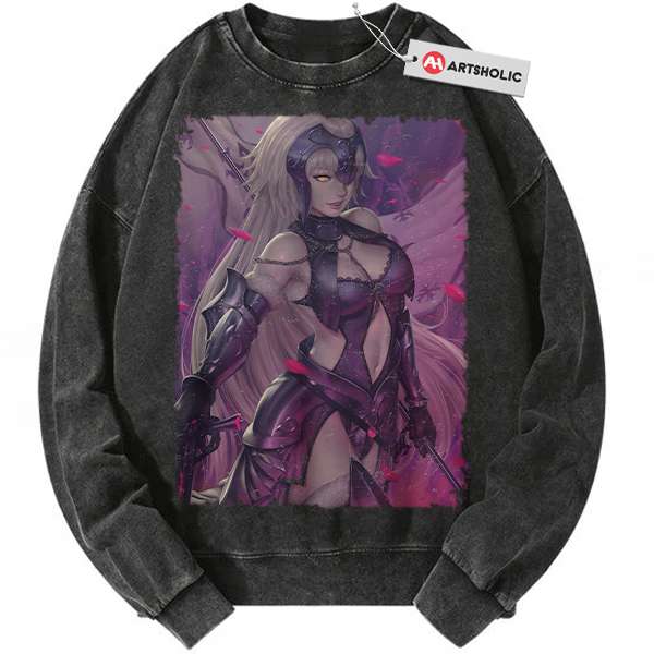 Jeanne d'Arc Sweatshirt, Fate Grand Order Sweatshirt, Anime Sweatshirt, Vintage Sweater