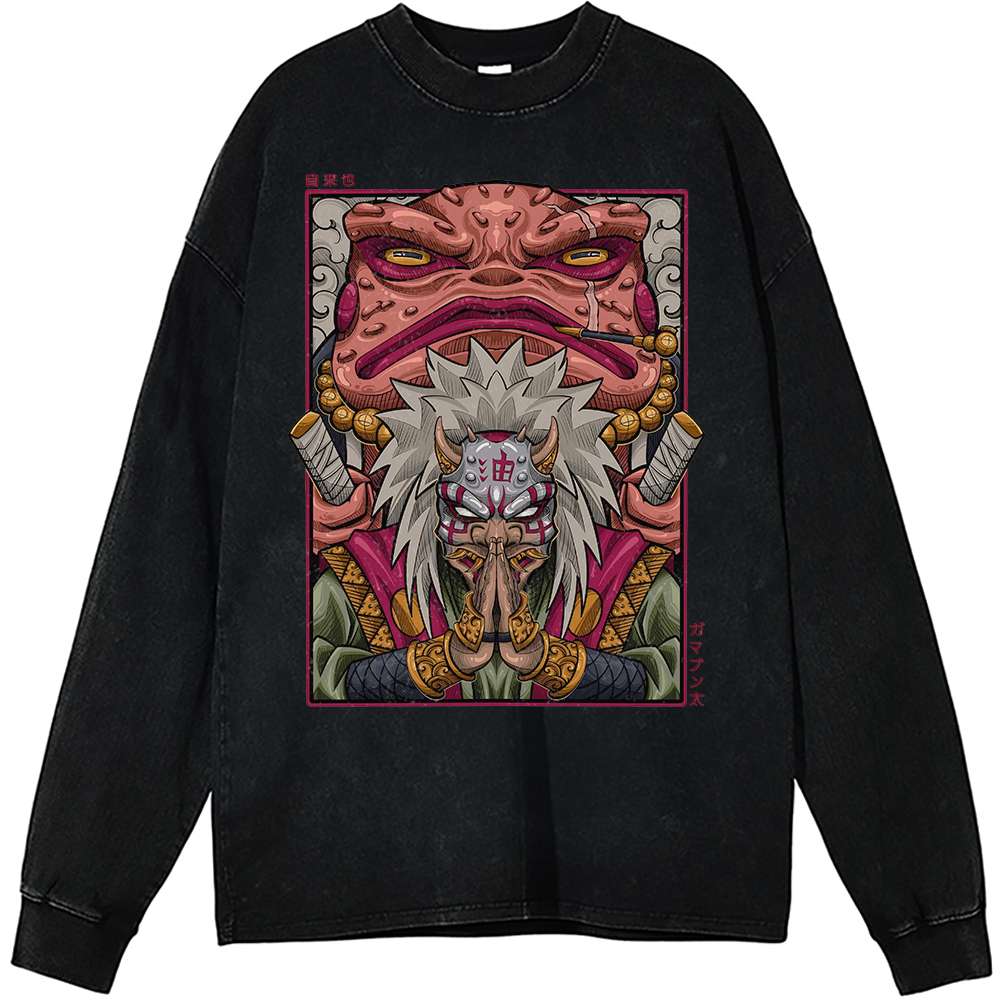 Jiraiya Long Sleeve, Naruto Long Sleeve, Anime Long Sleeve, Vintage Long Sleeve Tee