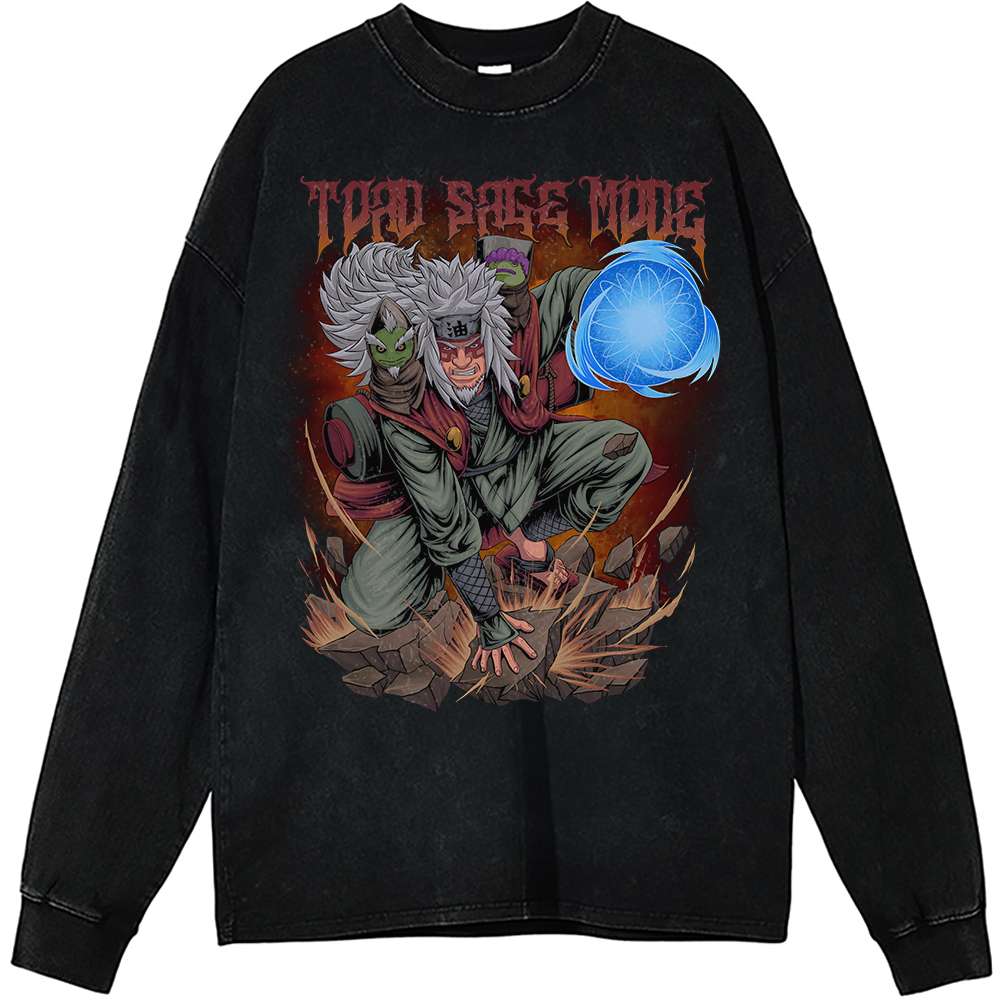 Jiraiya Long Sleeve, Naruto Long Sleeve, Anime Long Sleeve, Vintage Long Sleeve Tee