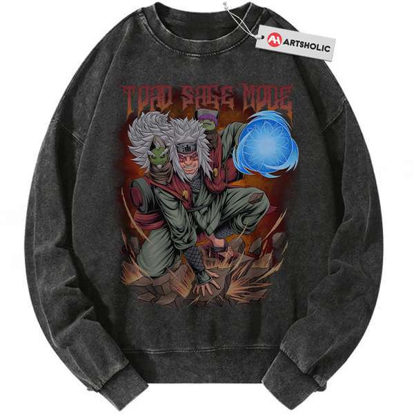 Jiraiya Sweatshirt, Naruto Sweatshirt, Anime Sweatshirt, Vintage Sweatshirt