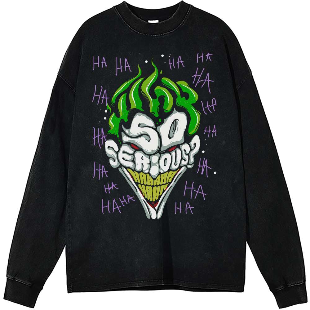 Joker Long Sleeve, DC Comics Long Sleeve, Vintage Long Sleeve Tee