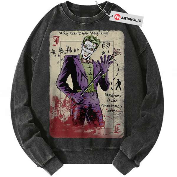 Joker Sweatshirt, DC Comics Sweatshirt, Vintage Sweater