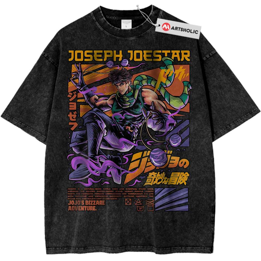 Joseph Joestar Shirt, JoJo's Bizarre Adventure Shirt, Anime Shirt, Vintage Tee