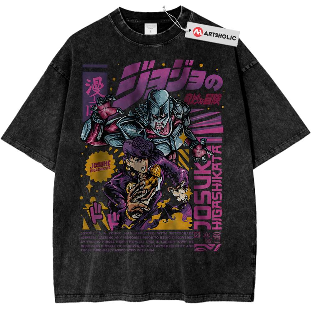 Josuke Higashikata Shirt, JoJo's Bizarre Adventure Shirt, Anime Shirt, Vintage Tee